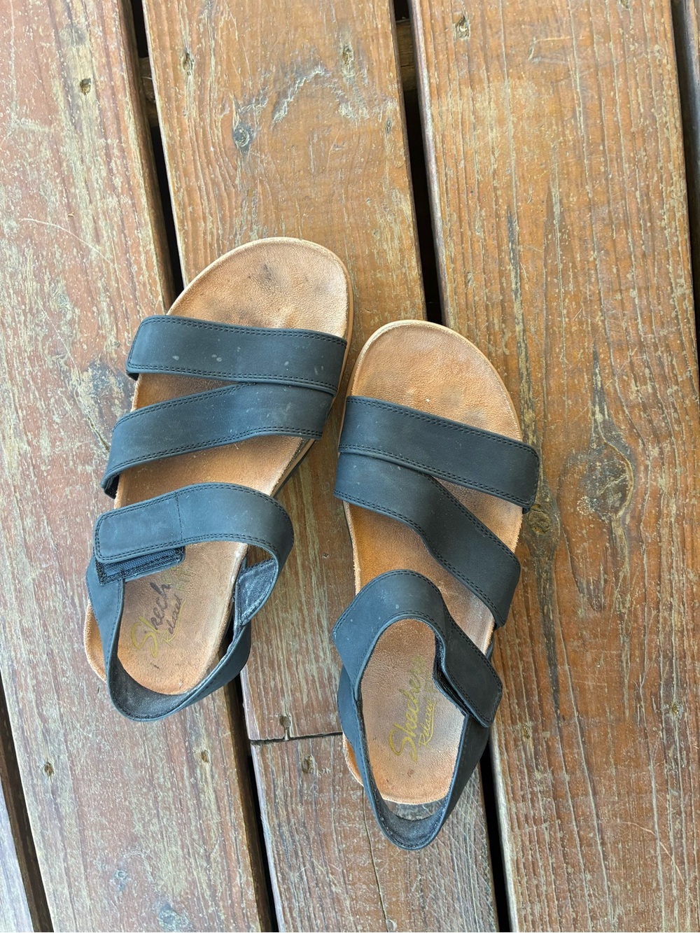 Skechers Black sandals-8